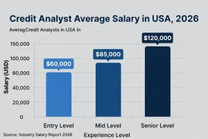 Credit Analyst Average Salary in USA, 2026