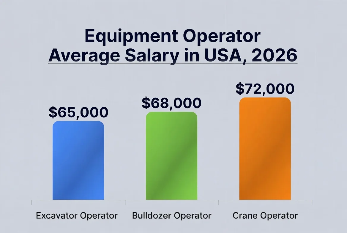 Equipment Operator Average Salary in USA, 2026