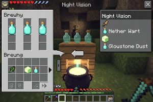 How to Make a Night Vision Potion in Minecraft