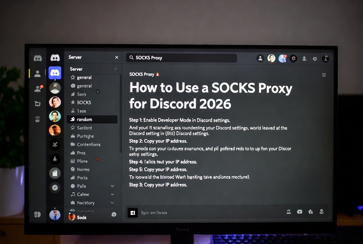 How to Use a SOCKS Proxy for Discord 2026
