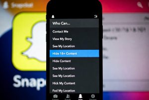 How to hide 18+ content on Snapchat?