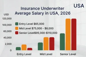 Insurance Underwriter Average Salary in USA, 2026