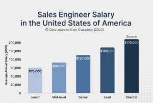 Sales Engineer Salary in the United States of America