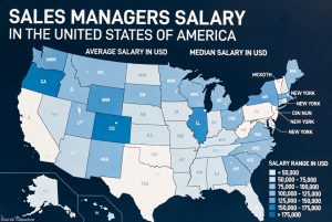 Sales Manager Salary in the United States of America