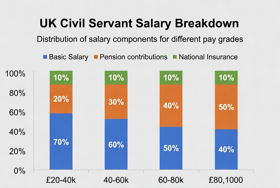 UK Civil Servant Salary Breakdown?